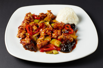 Pork Fujian. Asian food. Asian cuisine.