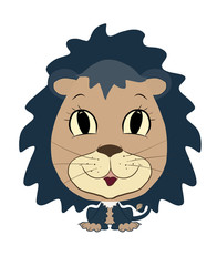 funny boy lion	