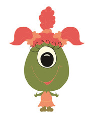 funny little monster girl