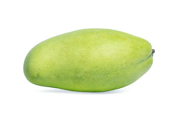 Mango green isolated on white background.