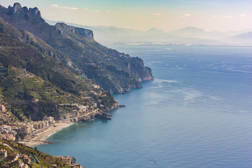 Fototapeta premium View of the Amalfi Coast, Italy, Europe