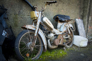 rusted bike