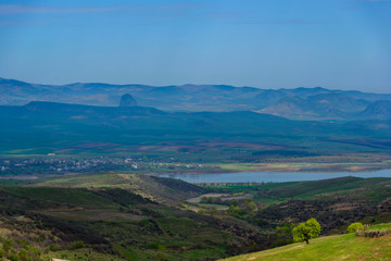Naklejka premium Amazing view Aghstev reservoir, on Armenian-Azerbaijan state border