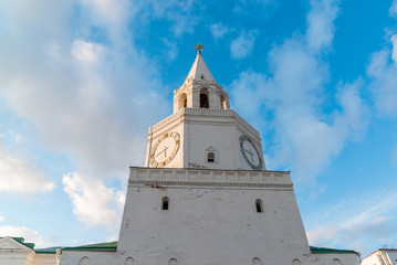 Tower above the entrance to Kazan Kremlin. Russia