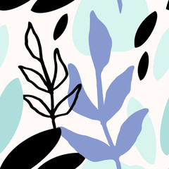 Abstract Leaves Pattern
