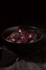Delicious frozen plum