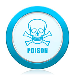 Poison vector icon.