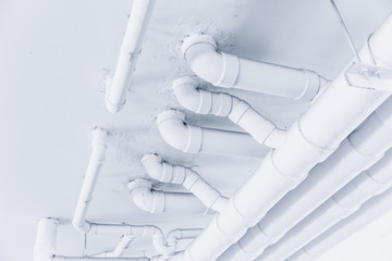 Water pipe engineering, clean line watering transport system in the building