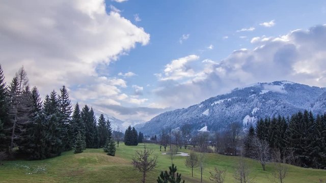 Zeitraffer Kitzb&uuml;hel Wolken