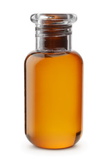 Small plastic shampoo bottle