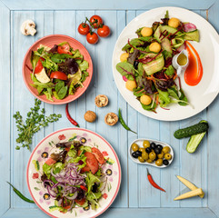 Fresh vegetable salad