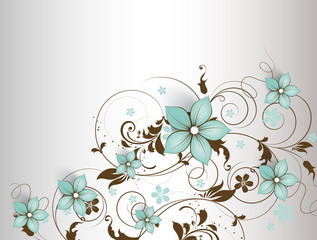 Abstract floral background  for design 