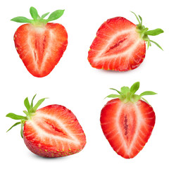 Strawberry isolated on white