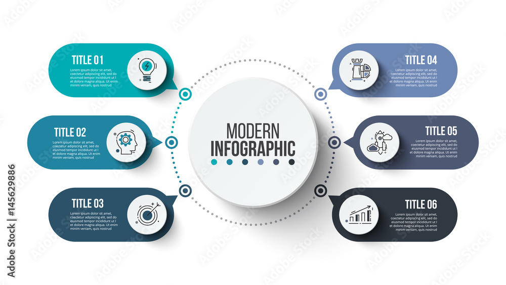 Poster business data visualization.
