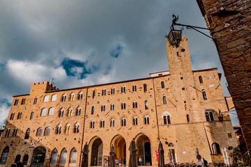 Panorama of the city of volterra