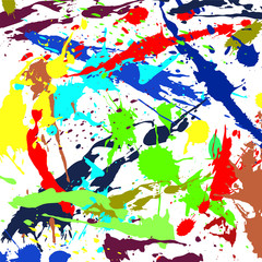 Colour paint blot, splashes, drops for creativity background