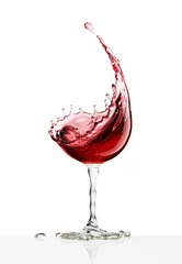  red wine glass on a white background © lotus_studio