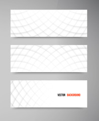 Fototapeta premium banners. Web elements Wave and curve. white