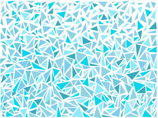 Blue triangles pattern background - 145635641