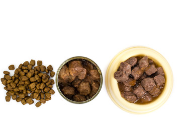 Dog food and cats