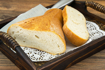 Sliced wheat bread
