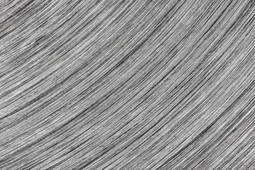 Metal industrial circular gray lines background.