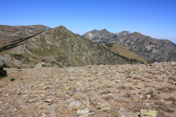 Montagnes dans le Capcir, Pyrénées orientales, France