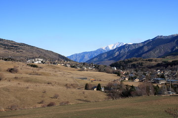 Montagnes de Cerdagne dans les Pyrénées orientales, France
