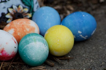 Colored Easter Eggs