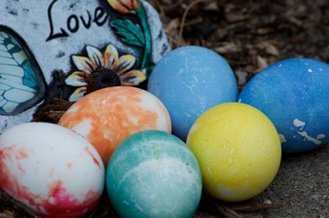 Colored Easter Eggs