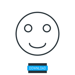 Smile emoji icon, vector