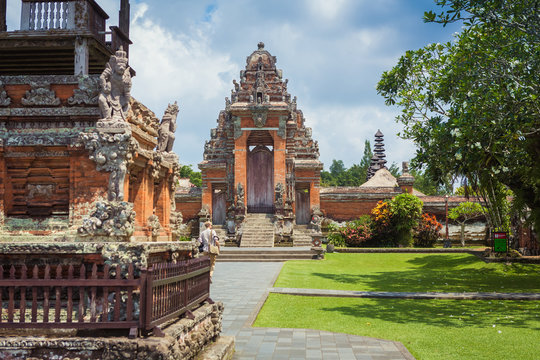 The gate of Taman Ayun, a royal temple of Mengwi Empire. It is one of the most attractive temples of Bali. located near Mengwi in the south of Bali.