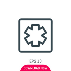 Medicine icon, vector