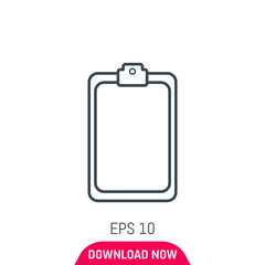 Clipboard icon, vector