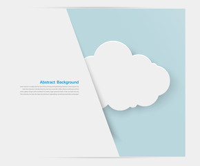 abstract background cloud. Paper. illustration and design