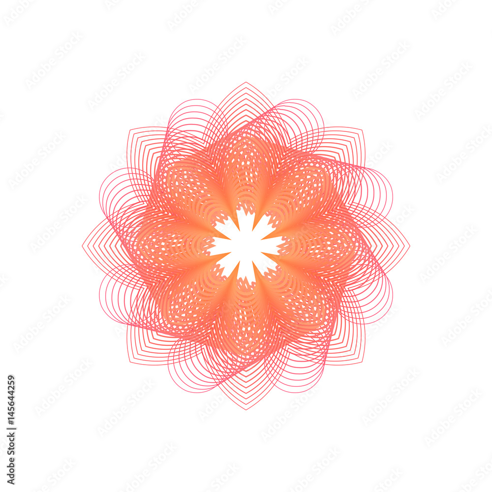 Aufkleber abstract vector wireframe lines. futuristic vector illustration. technology digital splash or explos