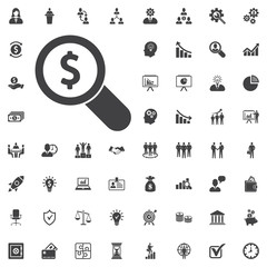 Money Search Icon.