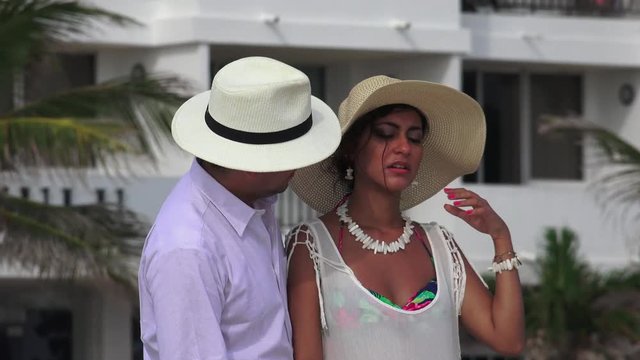 Woman Fainting Heat Exhaustion