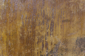 Rusty metal wall