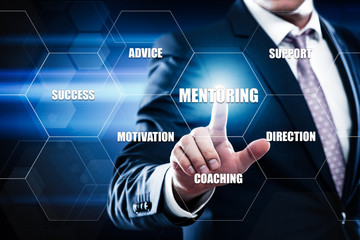 Mentoring Business Motivation Coaching  Success Career concept