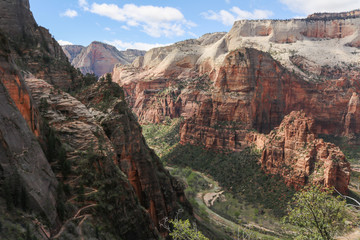 Naklejka premium Hidden Canyon Trail, Zion National Park