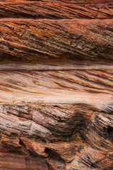Geological layers, Zion National Park, Utah