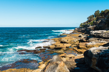 Fototapeta na wymiar Rocky Bondi Shores, Australia 