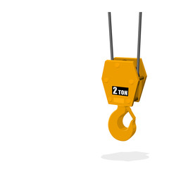 Isolated hook on transparent background
