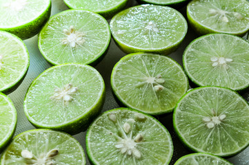 limes Backgrounds, Close up shot, fruit macro photography