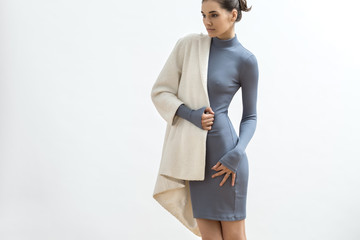 Girl posing in studio