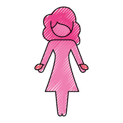 Women pictogram symbol icon vector illustration graphic design
