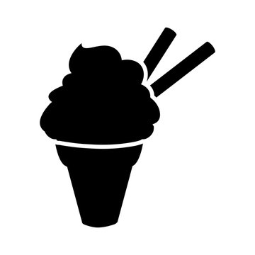 recommend clip art: Delicious ice cream icon vector illustration graphic design
