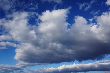 Obraz premium cloud on the sky background, storm cloud accumulating in sky