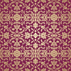 wedding card design, paisley floral pattern , India